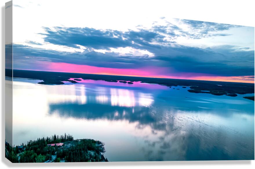 Serenity mirrored Canvas Print