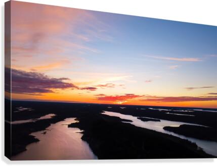 Late Summer Skies Canvas Print