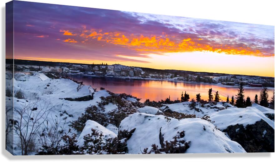 First Snowfall Canvas Print