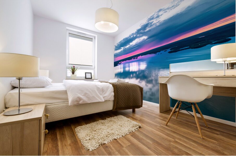 Serenity mirrored Mural print