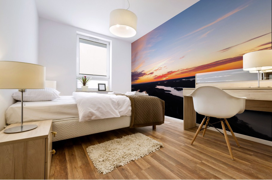 Late Summer Skies Mural print