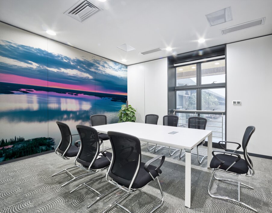 Serenity mirrored Wall Printing